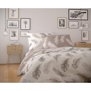 Bavlněné povlečení NORDIC COLLECTION 140x200+70x90 SHELBY