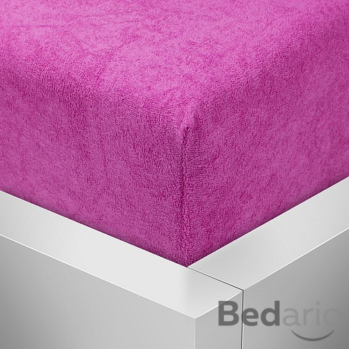 Froté prostěradlo 90x200 Premium - Růžová