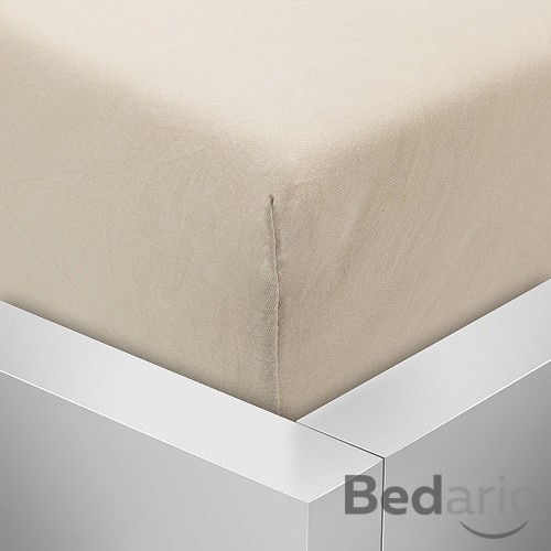 Jersey prostěradlo 180x200 Premium - Béžová
