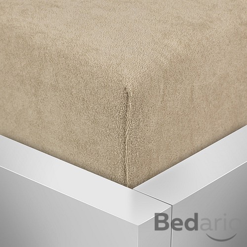 Froté prostěradlo 90x200 Premium - Béžová