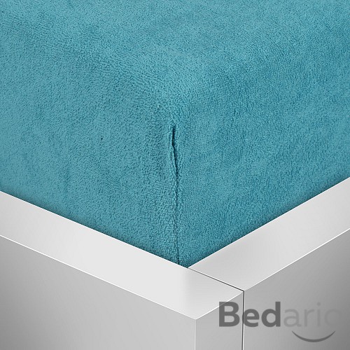 Froté prostěradlo 90x200 Premium - Azurová