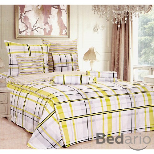 Sada bavlněného povlečení na 2 lůžka 140x200 70x90 Vzor 33