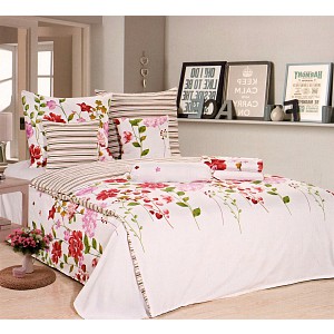 Sada bavlněného povlečení na 2 lůžka 140x200 70x90 Vzor 27