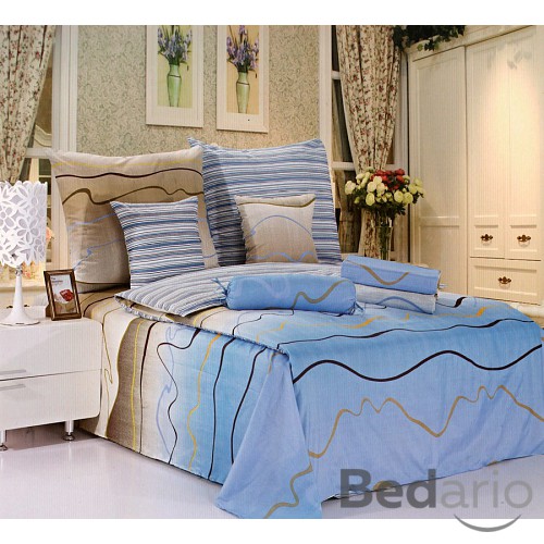 Sada bavlněného povlečení na 2 lůžka 140x200 70x90 Vzor 25