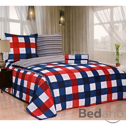 Sada bavlněného povlečení na 2 lůžka 140x200 70x90 Vzor 23