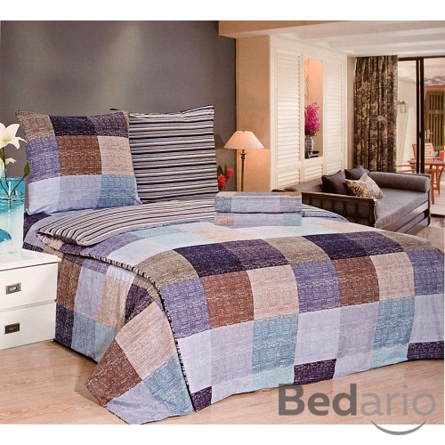 Sada bavlněného povlečení na 2 lůžka 140x200 70x90 Vzor 18