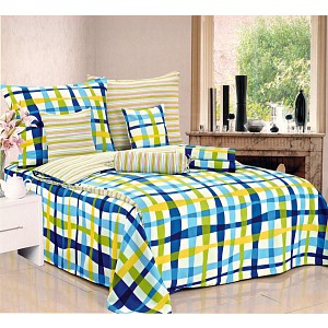 Sada bavlněného povlečení na 2 lůžka 140x200 70x90 Vzor 12