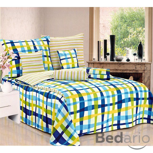 Sada bavlněného povlečení na 2 lůžka 140x200 70x90 Vzor 12