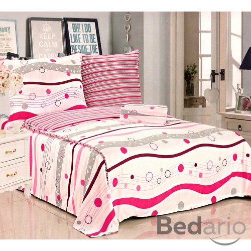 Sada bavlněného povlečení na 2 lůžka 140x200 70x90 Vzor 8