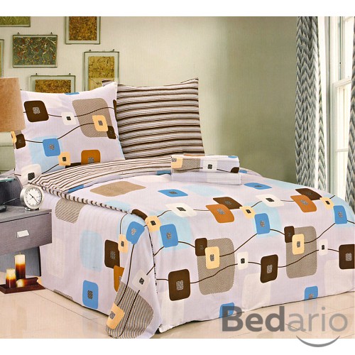 Sada bavlněného povlečení na 2 lůžka 140x200 70x90 Vzor 7