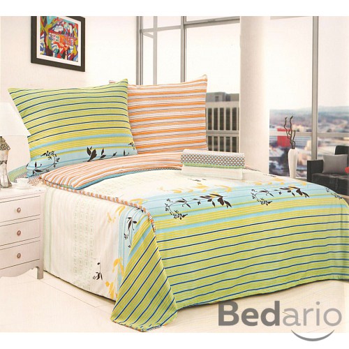 Sada bavlněného povlečení na 2 lůžka 140x200 70x90 Vzor 2