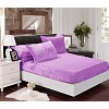 Mikroplyšové prostěradlo 180x200 Elegance - Fialová