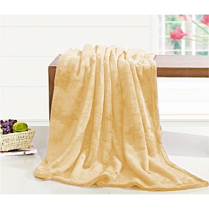 Deka mikroflanel 150x200 - Světlá meruňka