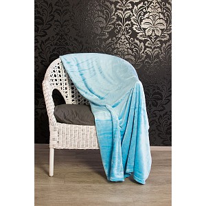 Mikroflanelová deka Premium 150x200 - Azurová