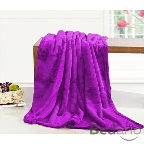 Deka mikroflanel 230x200 - Fialová