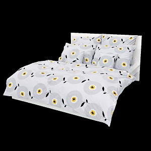 Krepové povlečení pampeliška 140x200+70x90