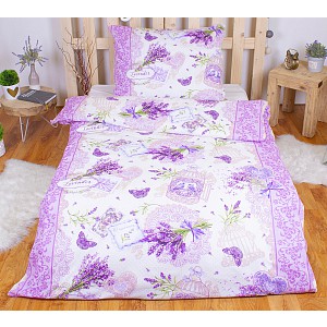 Bavlněné povlečení LEVANDULE 140x200+70x90