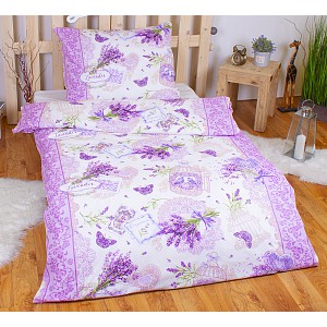Bavlněné povlečení LEVANDULE 140x200+70x90