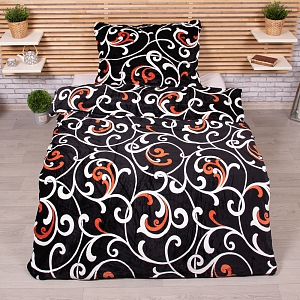 Mikroplyšové povlečení Premium 140x200+70x90 Orient