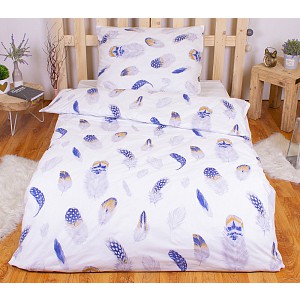 Bavlněné povlečení peříčka 140x200+70x90