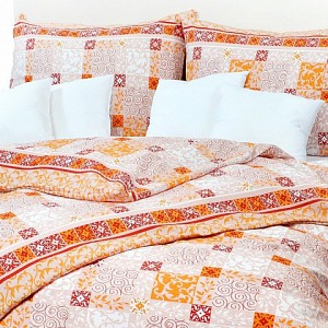 Bavlněné povlečení pečvork hnědý 140x200+70x90