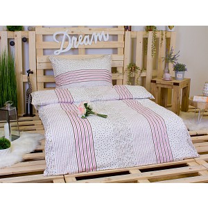 Bavlněné povlečení bílé pohlazení 140x200+70x90