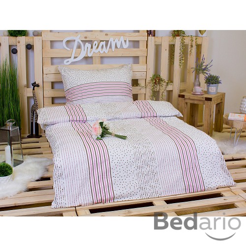 Bavlněné povlečení bílé pohlazení 140x200+70x90