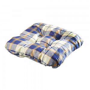 Sedák s provázky 40x40 Modrá kostka