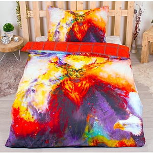 3D povlečení 140x200+70x90 Fantasy