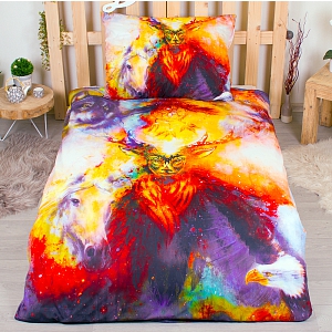 3D povlečení 140x200+70x90 Fantasy