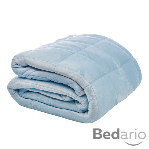 Uklidňující těžká deka 150x200 - Světle modrá