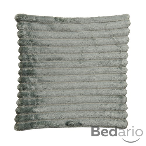 Povlak na polštářek mikroflanel beránek 40x40 - Šedý