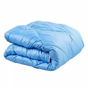 Dvojitá zimní přikrývka LUX 140x200 modrá