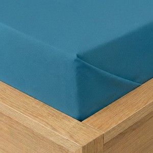 Prostěradlo bavlněná plachta 140x225 Tmavý tyrkys