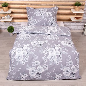 Bavlněné povlečení 140x200+70x90 Belle grey