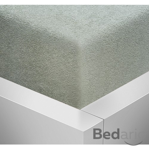 Froté prostěradlo 90x200 Luxus - Khaki