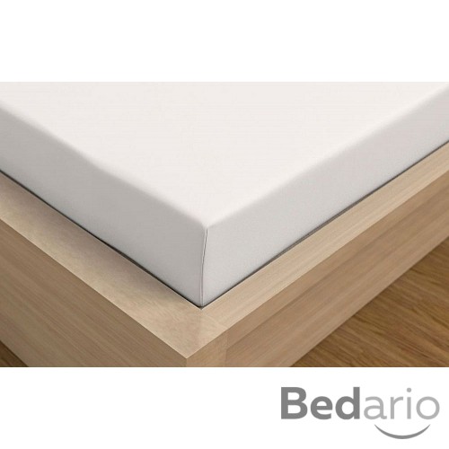 Jersey prostěradlo s lycrou DeLuxe 160x200 bílé