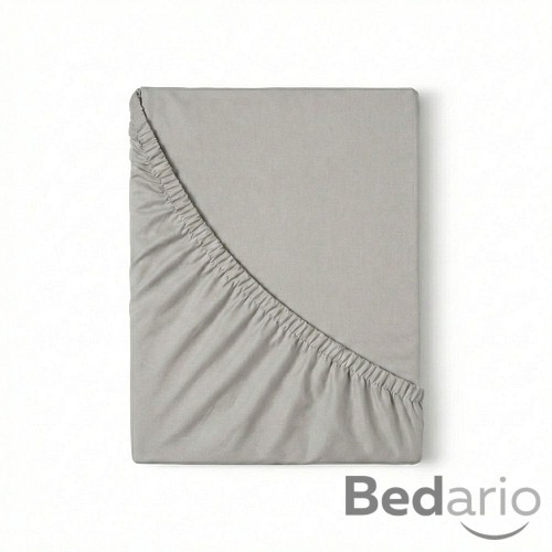 Jersey prostěradlo s lycrou DeLuxe 140x200 světle šedé