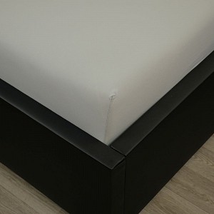 Jersey prostěradlo s lycrou DeLuxe 140x200 světle šedé