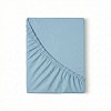 Jersey prostěradlo s lycrou DeLuxe 180x200 světle modré