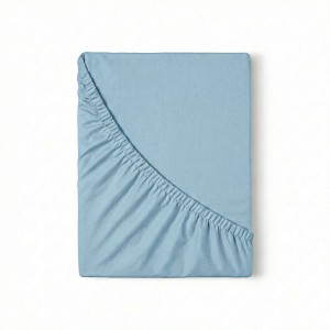 Jersey prostěradlo s lycrou DeLuxe 180x200 světle modré