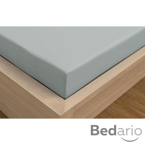 Jersey prostěradlo s lycrou DeLuxe 160x200 světle šedé