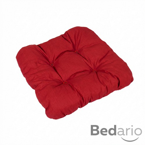 Sedák s provázky 40x40 Rudý