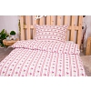 Krepové povlečení DELUXE 140x200+70x90 Retro růžové