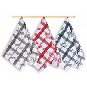 Kuchyňské utěrky - sada 3 kusů - Kostky