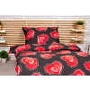 Polybavlněné povlečení DeLuxe  140x200+70x90 Valentýn
