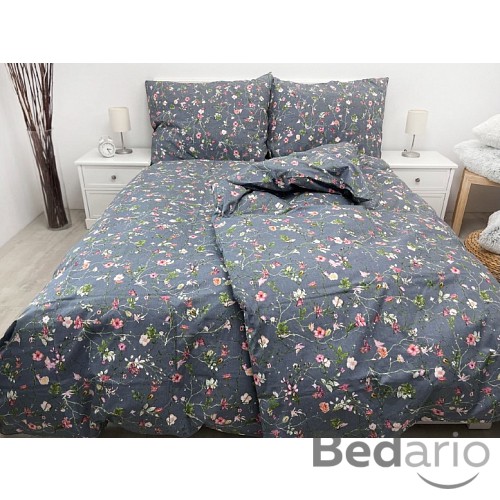 Bavlněné povlečení 140x200+70x90 Stíny zahrady