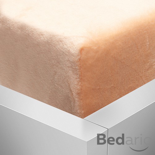 OBOUSTRANNÉ Mikroplyšové prostěradlo DELUXE 90x200 - Lososová