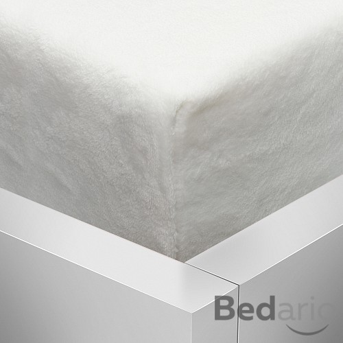OBOUSTRANNÉ Mikroplyšové prostěradlo DELUXE 90x200 - Bílá