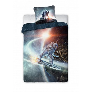 Bavlněné povlečení 140x200+70x90 Kosmos